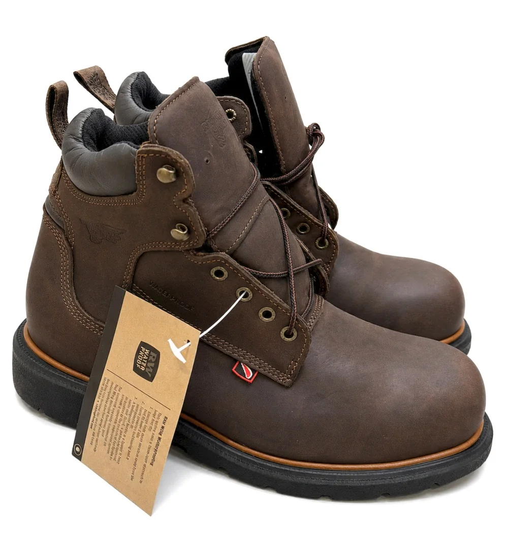 RED WING 4404 DYNAFORCE 6-INCH INSULATED WATERPROOF SAFETY TOE BOOTS SZ 10.5 EE